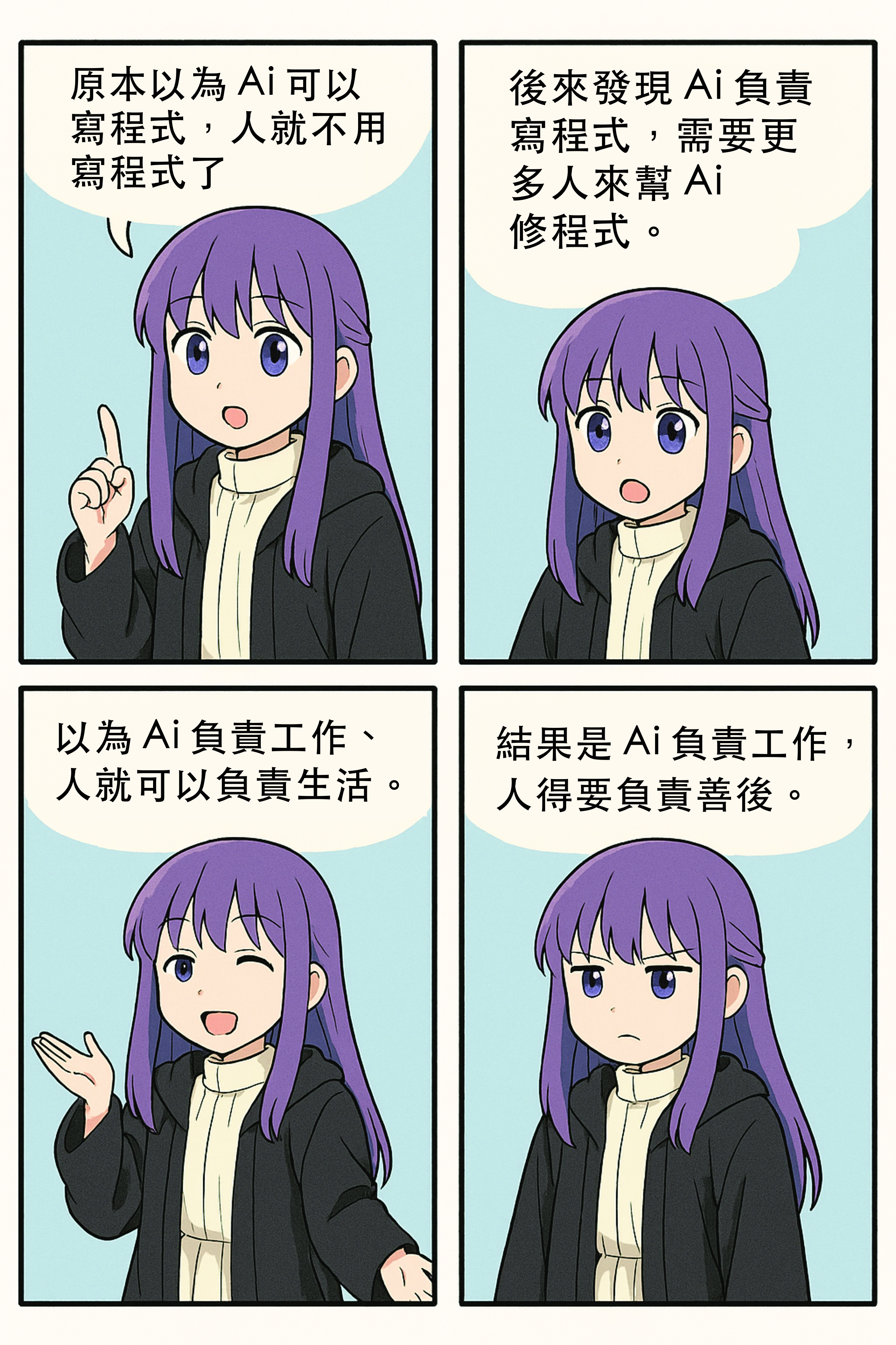 原本以為AI可以寫程式